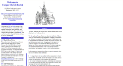 Desktop Screenshot of corpuschristi.loyola.edu