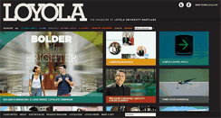 Desktop Screenshot of magazine.loyola.edu