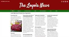 Desktop Screenshot of news.loyola.ca