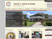 Tablet Screenshot of loyola.ac.tz